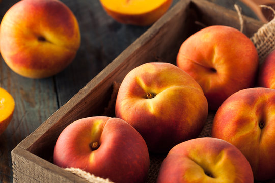 Raw Organic Yellow Peaches