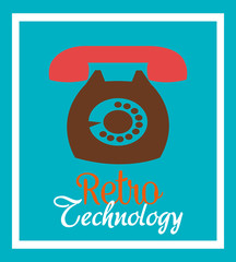 Retro technology design.