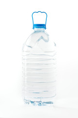 water bottle on white background