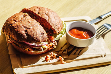 Delicious burger
