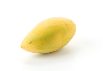 fresh mango on white background