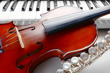 Fototapeta premium Musical instruments close up