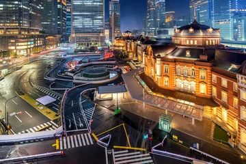 Fototapete Rund tokyo station © martinhosmat083