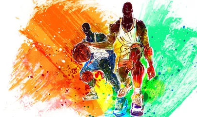 Zelfklevend Fotobehang Illustration of sports © kpg_ivary