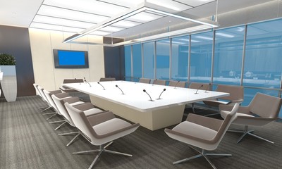 Office Photorealistic Render
