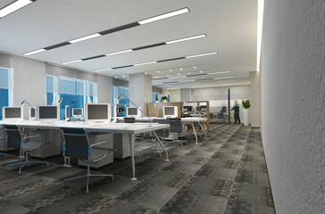 Office Photorealistic Render