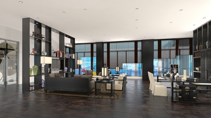 Office Photorealistic Render