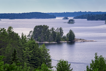 Lake Kabetogama in Voyageurs National Park, Minnesota, USA
