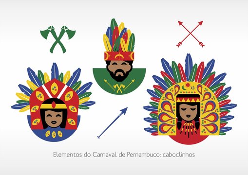 Elementos do Carnaval de Pernambuco: Caboclinhos