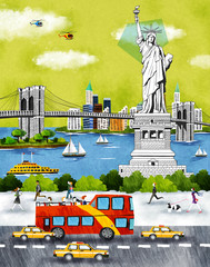Illustration of travel © JJ