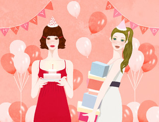 birthday party for woman