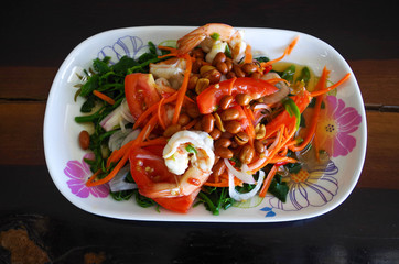 spicy seafood salad