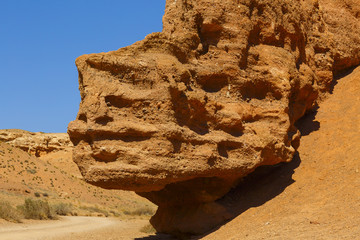 Big stone in the Charyn canyon