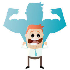 stark kraft business mann lustig