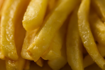 French fries, closeup