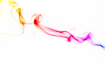 Abstract smoke colorful background.