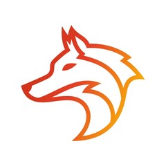 Obraz premium Wolf Logo Template