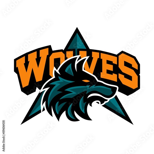 "Wolf Logo Template" Stock image and royalty-free vector files on