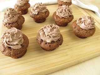 Schokoladen Mini-Muffins