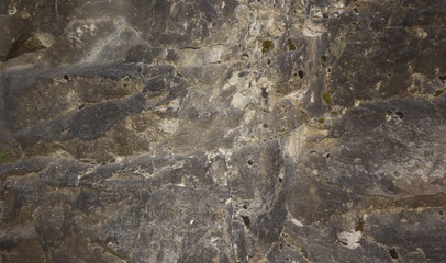 Old rock with  holes detailed texture