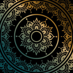 Gold mandala