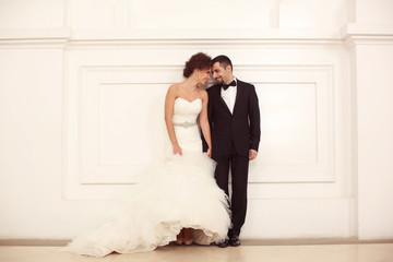 Beautiful bridal couple