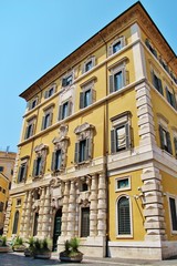Fototapeta na wymiar Palazzo, Rom, Altstadt