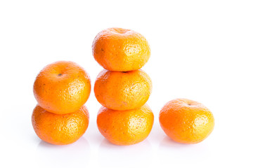 orange isolated on white background