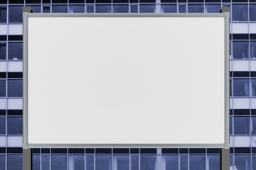 Blank billboard to inscribe