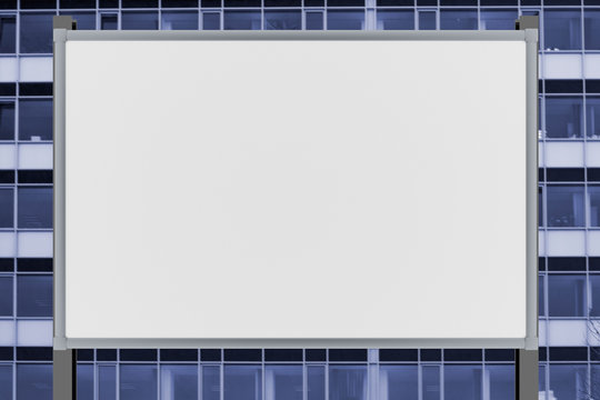 Blank billboard to inscribe