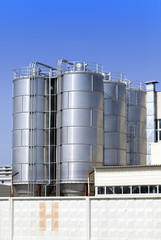 The chemical factory. Russia.