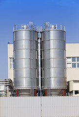 The chemical factory. Russia.