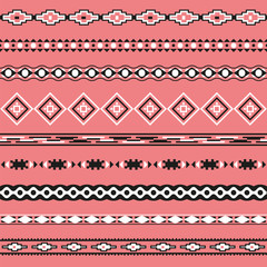 Seamless pattern. Vector illustration for tribal design. Ethnic motif.
