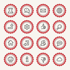 Web & internet icons set