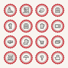 Kitchen Appliances Web Icons