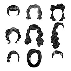 different faces of women with hairstyles