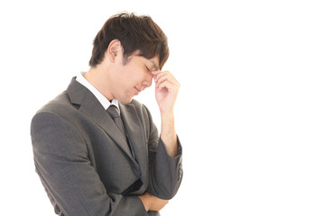 疲れたビジネスマン