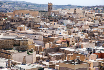 Capital city Victoria of island Gozo - Malta
