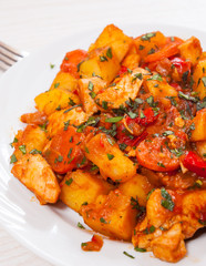 meat stew with vegetables