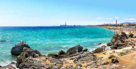 Mediterranean coast beach