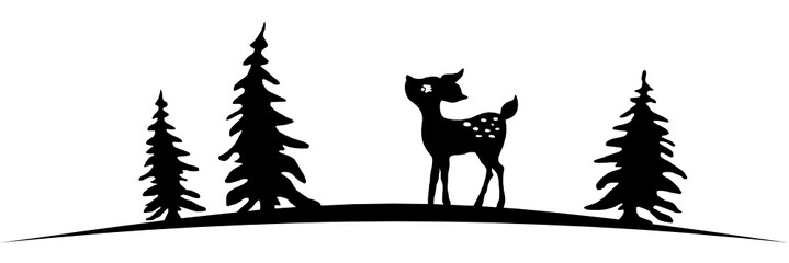 Rehkitz im Wald © SimpLine