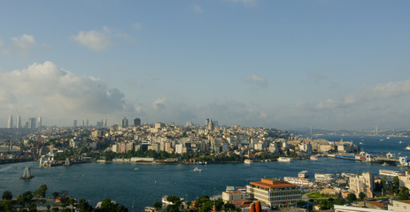 Fototapeta premium Eminonu district and Galata bridge