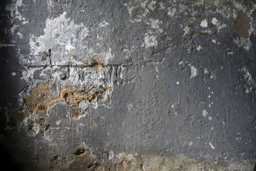 Old damaged concrete wall