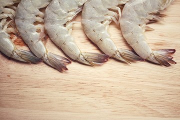 Raw shrimp