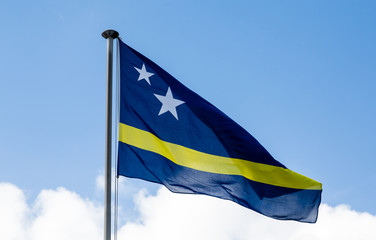 Curacao Flag Against Sky