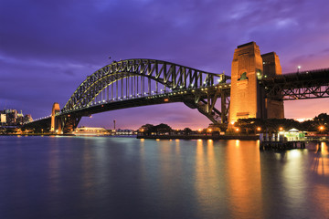 Sydney Bridge Whole Arch Milsons