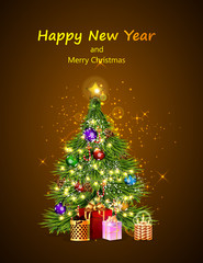 Fototapeta premium Christmas tree