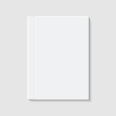 vector modern white book or brochure