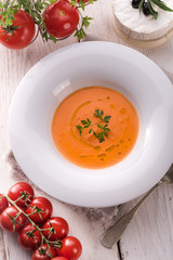 Rustic tomato soup