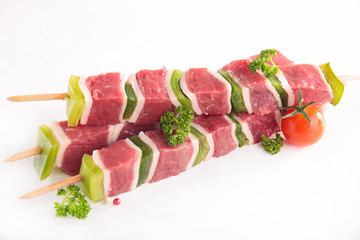 raw meat kebab